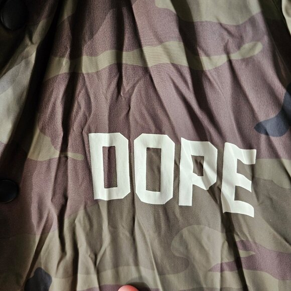 Large Camo DOPE Bougie Crew Jacket - Picture 3 of 5